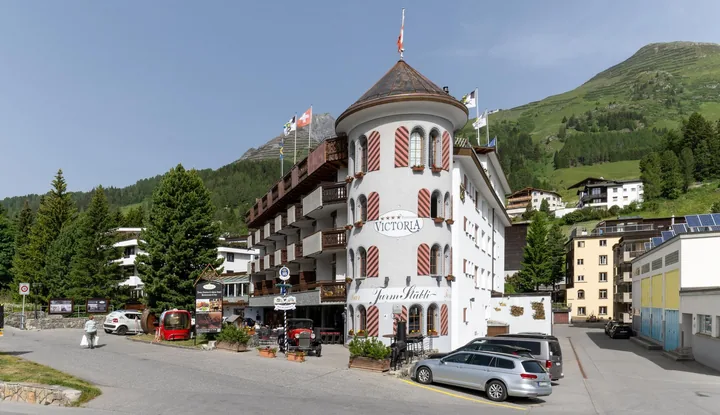 Turmhotel Victoria in Davos, Schweiz